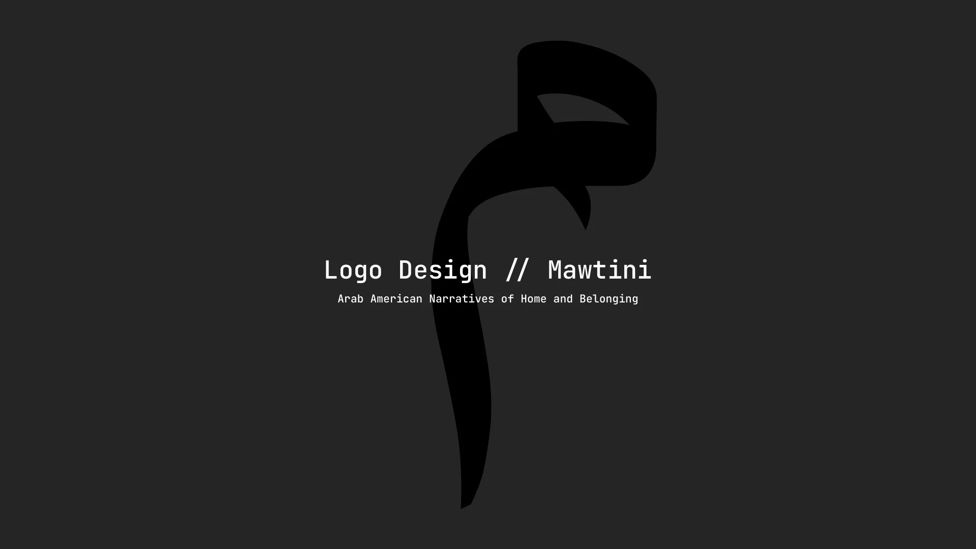 Diseño del Logo // Mawtini